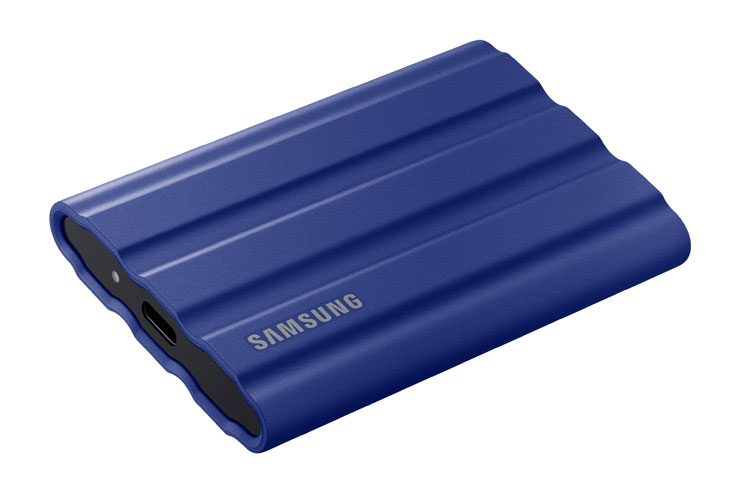 Samsung T7 Shield移動固態硬碟_靛青藍