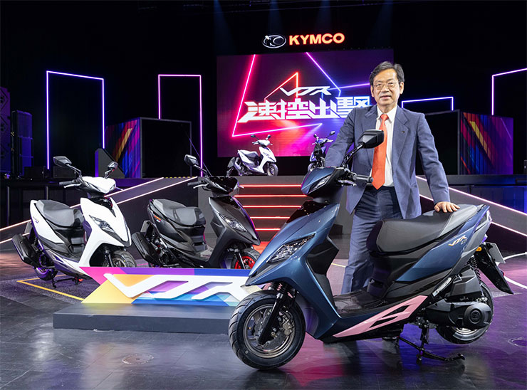  光陽執行長柯俊斌表示：KYMCO針對消費者需求推出全新性能輕跑 VJR 125 4V／TCS，針對年輕族群提供最安全的交通工具！