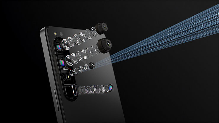 Xperia 1 IV三鏡頭首度搭載120fps高速讀取感光元件，皆支援每秒20張超高速連拍