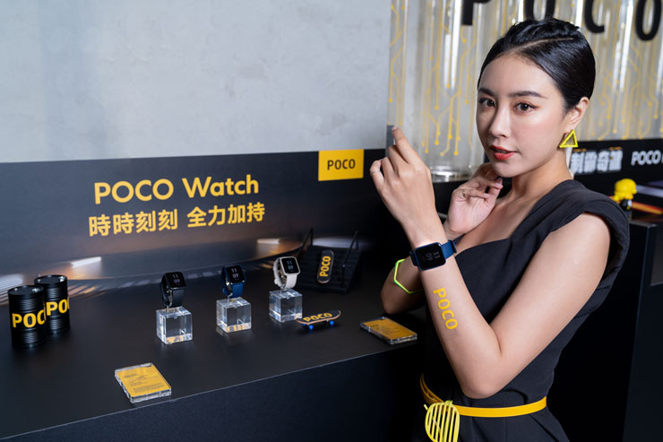 POCO瞄準年輕消費族群熱愛彰顯自我風格與日常運動健身需求，推出品牌首款穿戴式裝置POCO Watch。