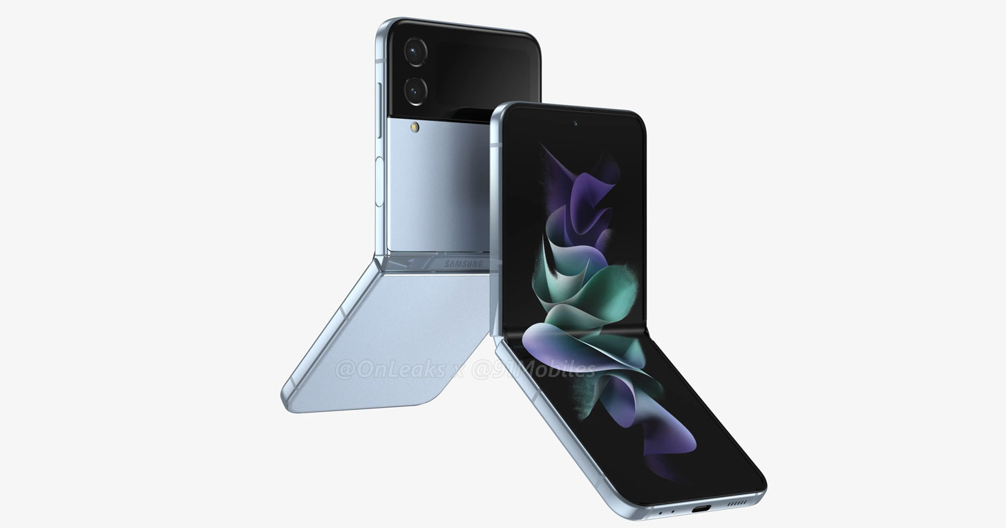 Galaxy Z Flip4 流出外觀設計