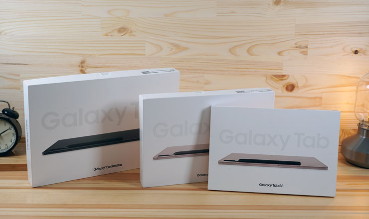 已經在台灣上市的 Galaxy Tab S8 旗艦系列產品，共有三種不同尺寸的版本。