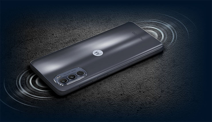 高 CP 值 5G 手機 moto g62 5G 正式在台上市！配置 6.5 吋 Full HD+ 螢幕搭配 Dolby Atmos 立體聲喇叭打造極致視聽娛樂。