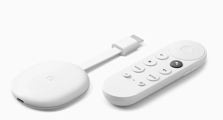 全新支援HD 版本與 Google TV 的 Chromecast，售價為新台幣$1,199