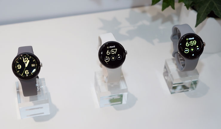 Pixel Watch 的不同錶盤造型