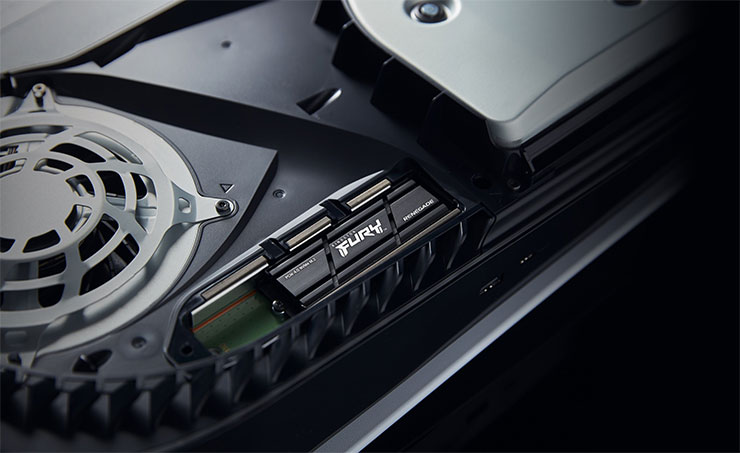 為 PS5 飆速升級!Kingston FURY Renegade SSD推出全新散熱片版本! - 阿祥的網路筆記本 Kingston FURY Renegade SSD with PS5