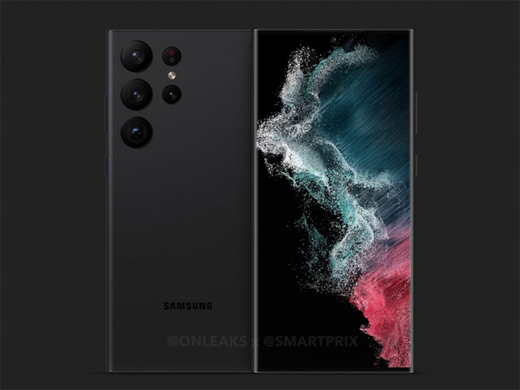 流出的 Galaxy S23 Ultra 的外觀渲染圖，看起來與前一代 S22 Ultra 完全相同