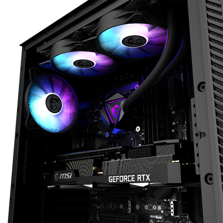 經典電競桌機 MSI MPG Infinite X2 開賣~搭載第 13 代 Intel Core 處理器 + RTX 40 系列顯卡! - 阿祥的網路筆記本 一體式 AIO 水冷設計