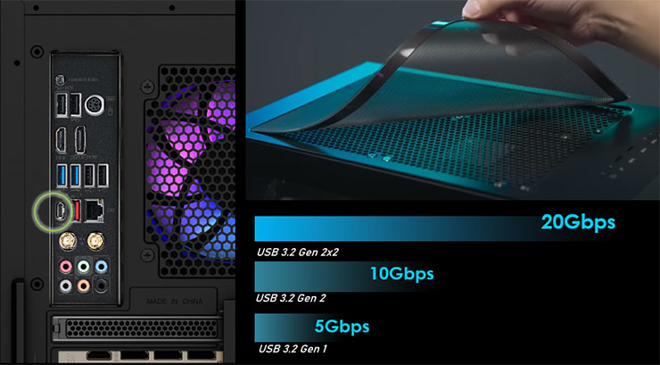 經典電競桌機 MSI MPG Infinite X2 開賣~搭載第 13 代 Intel Core 處理器 + RTX 40 系列顯卡! - 阿祥的網路筆記本 磁吸式防塵網 & USB 3.2 Gen 2x2