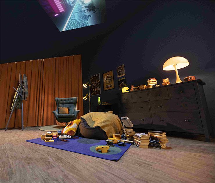 M1 Pro智慧 LED 可攜式投影機