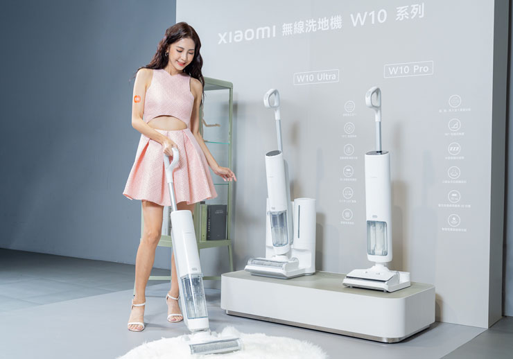 Xiaomi 高溫無線洗地機 W10 Ultra 與 W10