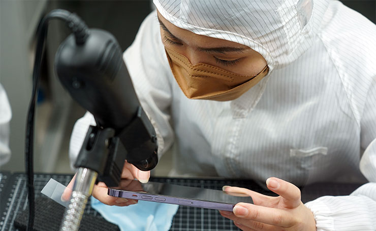 防護力最強大的 HAO PRO 專業版果凍貼只在小豪包膜直營門市！無塵包膜室工藝更讓人安心！