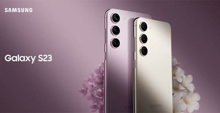 Galaxy S23 與 Galaxy S23+ 的宣傳圖像