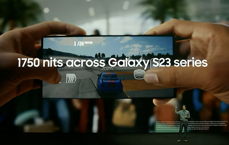 Galaxy S23 全系列都擁有最高 1750 nits 的螢幕峰值亮度