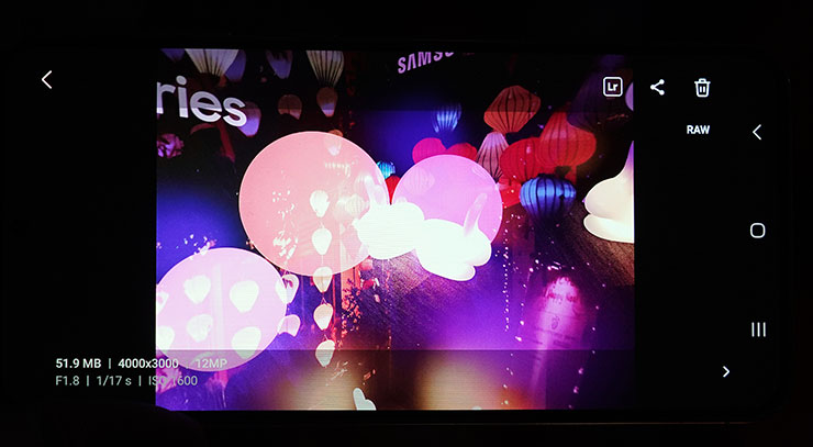 多重曝光實際拍攝的效果。