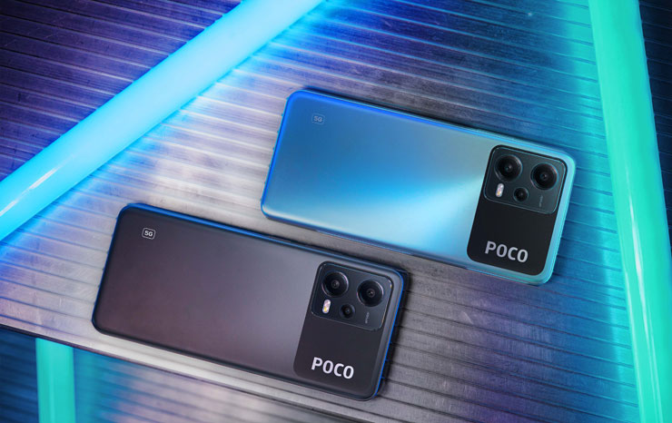 POCO X5 5G 6GB+128GB版本提供水晶藍色，售價為新台幣$8,499元；8GB+256GB版本提供水晶藍、暗影黑兩種顏色選擇，售價新台幣$9,999元。預購期間即享早鳥預購折扣最高$1,000元