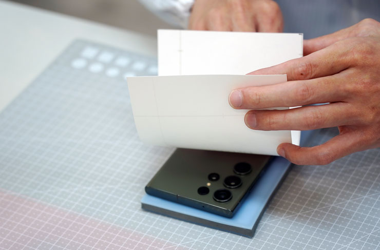 除了正面的防護，阿祥也會推薦大家一併進行全機包膜，能最大化保護機身。