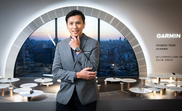 Garmin亞洲區行銷與業務副總經理－林孟垣 Scoppen表示「vívomove系列為業界唯一結合經典指針與智慧錶技術的產品，深受市場歡迎，台灣2022年vívomove系列用戶就有66%成長。」