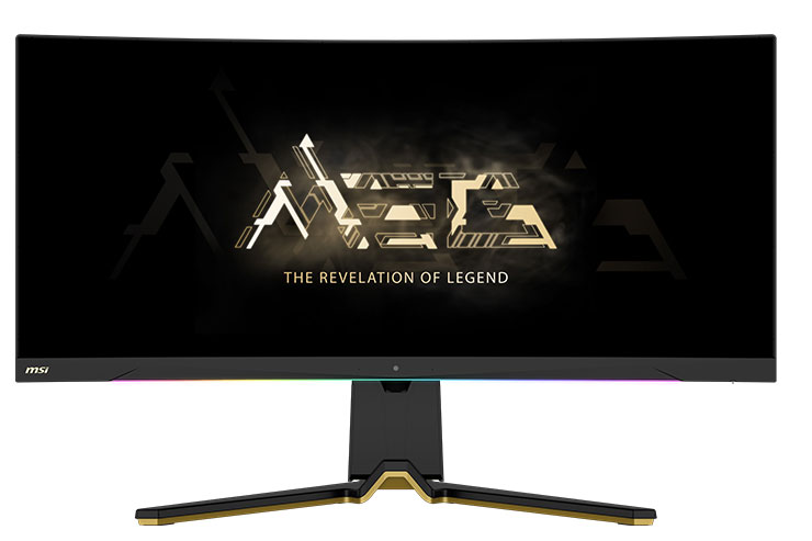 MEG 342C QD-OLED 產品正面