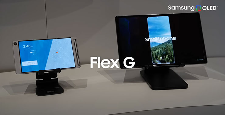 除了 Galaxy Z Fold5 與 Z Flip5,今年三星還將推出第三款摺疊機? - 阿祥的網路筆記本 向內三摺疊的 Flex G 系列