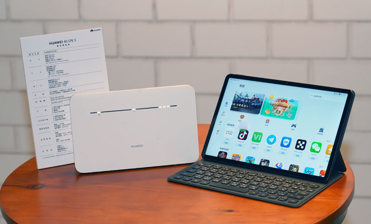 HUAWEI 春季新品陣容強!智慧手錶有黑科技,真無線耳機重低音強襲,4G CPE3 路由器免施工安裝更有彈性! - 阿祥的網路筆記本 HUAWEI 4G CPE 3 路由器 強調易於安裝設定