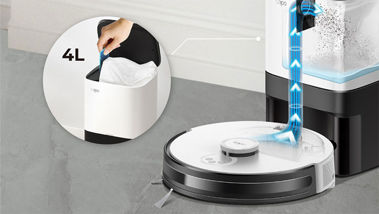 TP-Link 推 Tapo RV 30 Plus / RV 30 掃地機器人,挑戰市場最高 CP 值~5 大亮點成為小資族最優選! - 阿祥的網路筆記本 TP-Link Tapo RV30 Plus超大集塵空間一鍵清潔0負擔