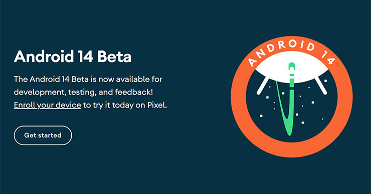 Android 14 Beta 版本已在 2023 年 2 月釋出，不過只限 Pixel 系列部份機種可適用。