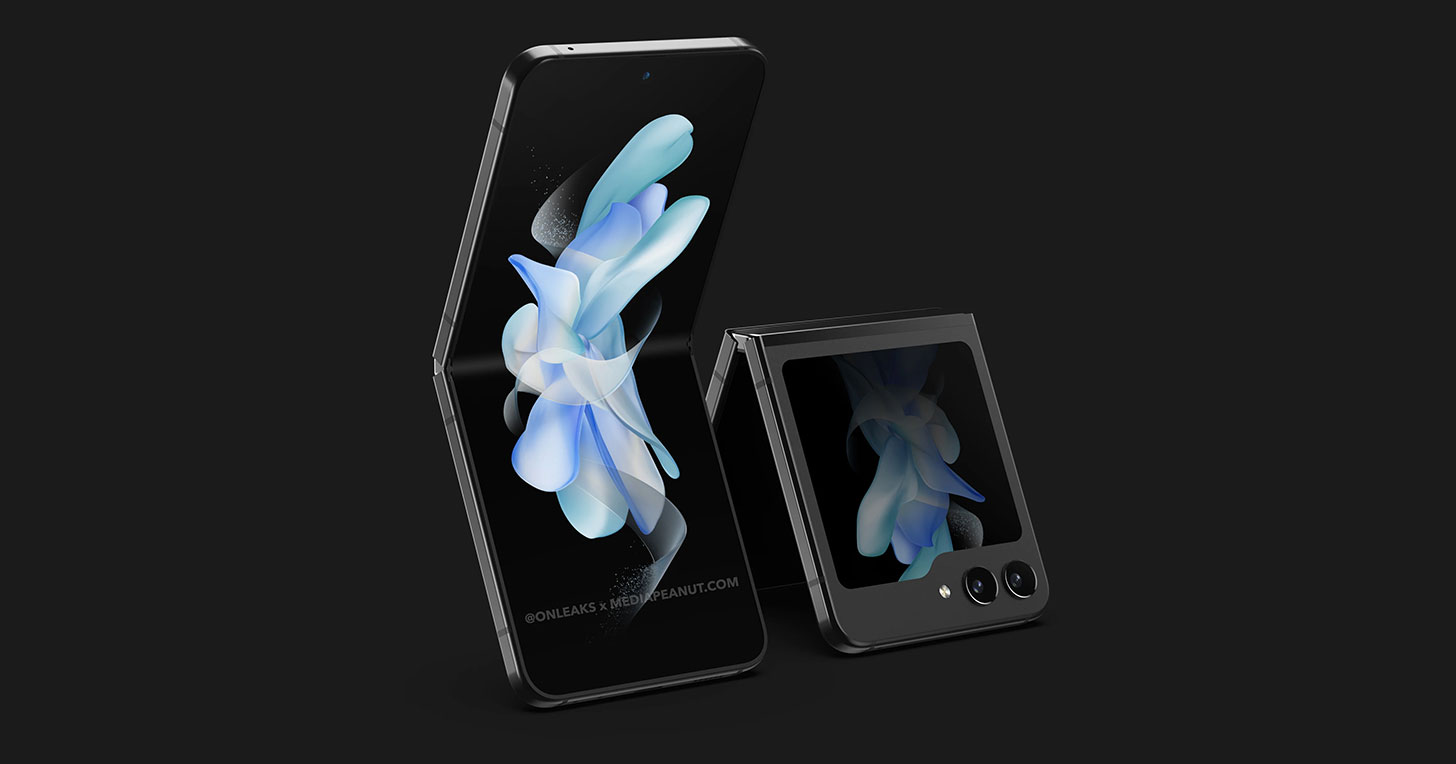 三星 Galaxy Z Flip 5 外觀渲染圖流出，封面螢幕帶來「巨大」突破！ - 阿祥的網路筆記本