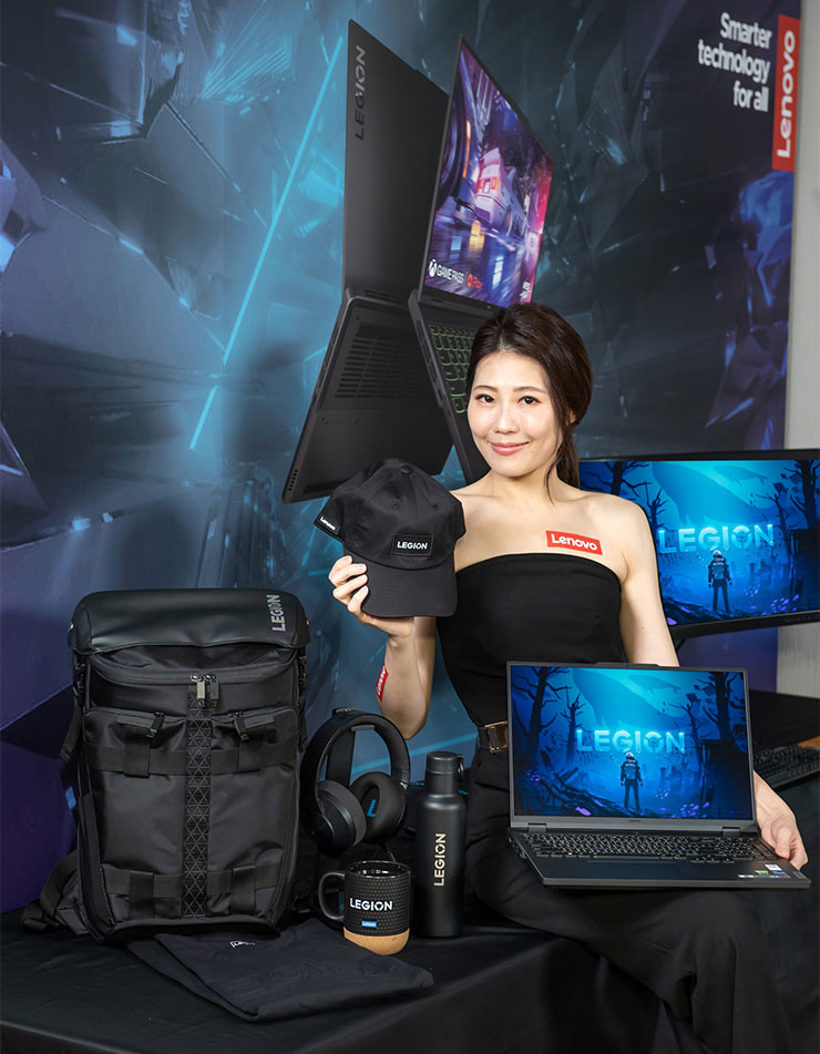 Legion全新第8代筆電搭配多款配件打造玩家沉浸式宇宙。