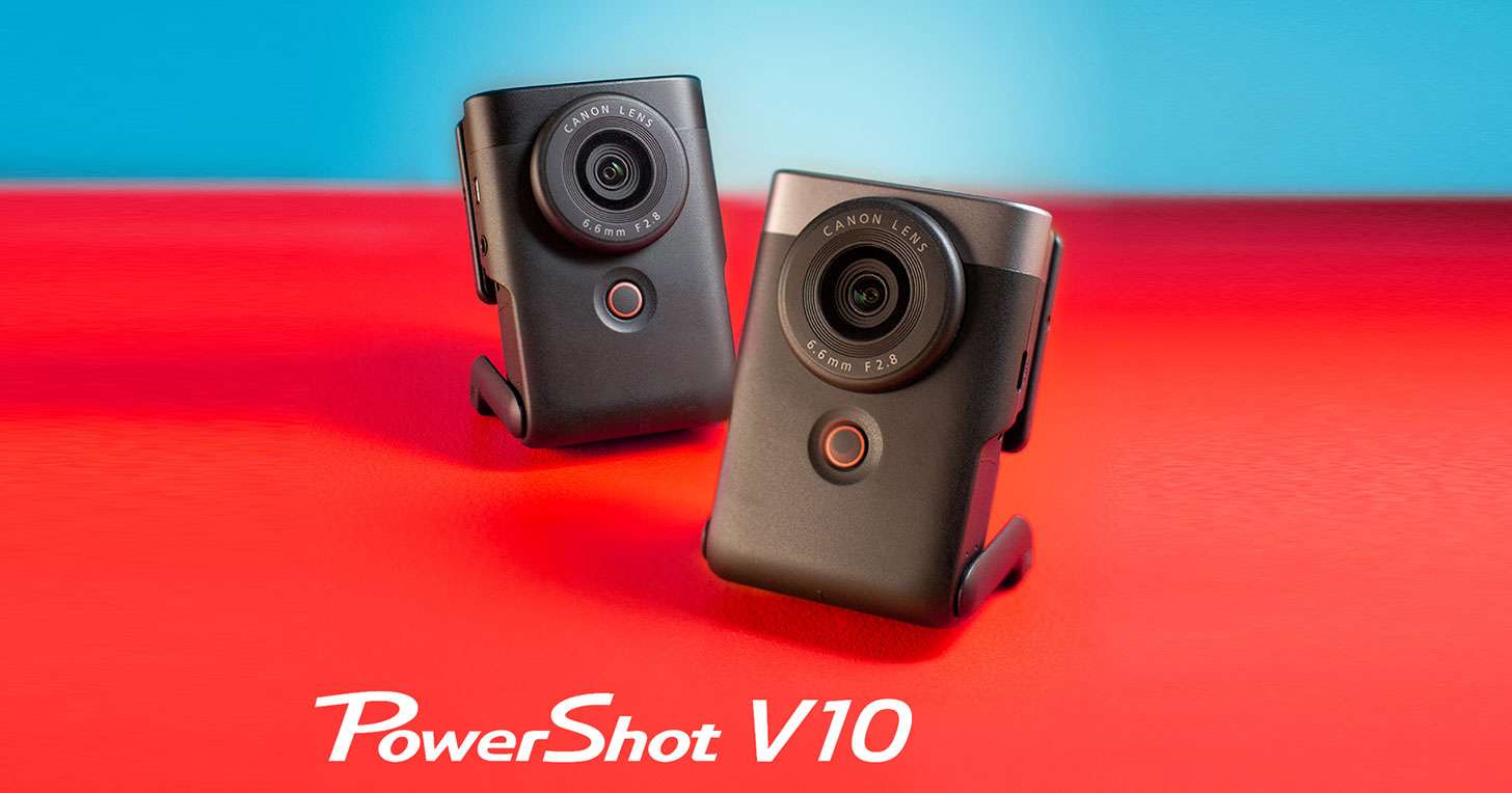 Canon 發布全新VLOG影音相機  PowerShot V10，一手掌握直播、影音創作、網路視訊…等需求！ - 阿祥的網路筆記本
