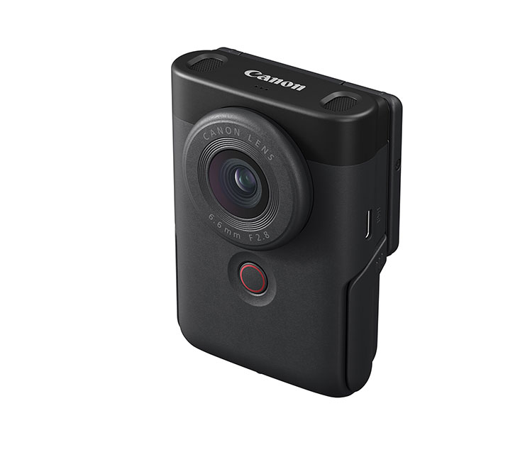 輕巧垂直機身設計前置開始停止按鈕方便單手自拍操作