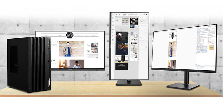 MSI 推出 NVIDIA Studio 認證商務主機 PRO DP180,主打高效多工! - 阿祥的網路筆記本 最高外接 4 個顯示器