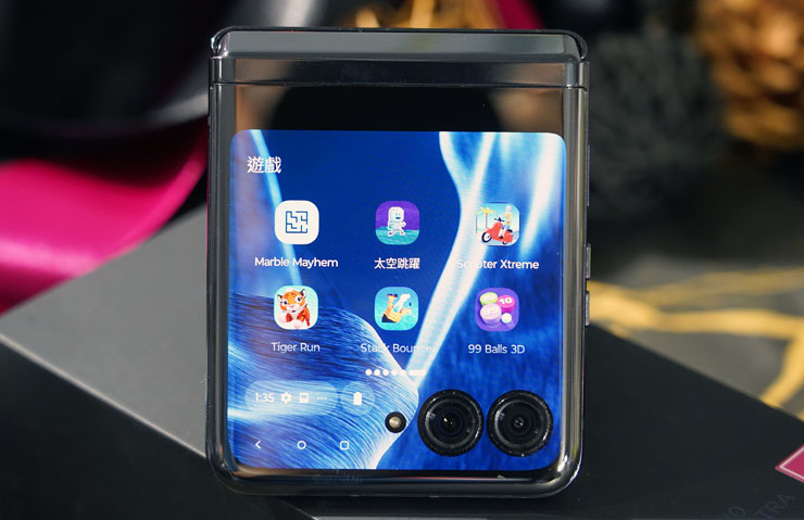 Motorola Razr 40 Ultra 外螢幕也能直接玩遊戲