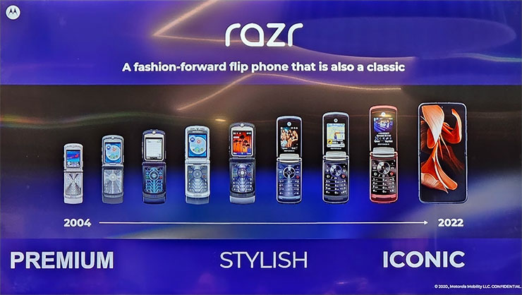 Motorola 在功能型手機時代就首創了「翻蓋式設計」，也成為手機中的經典類型。