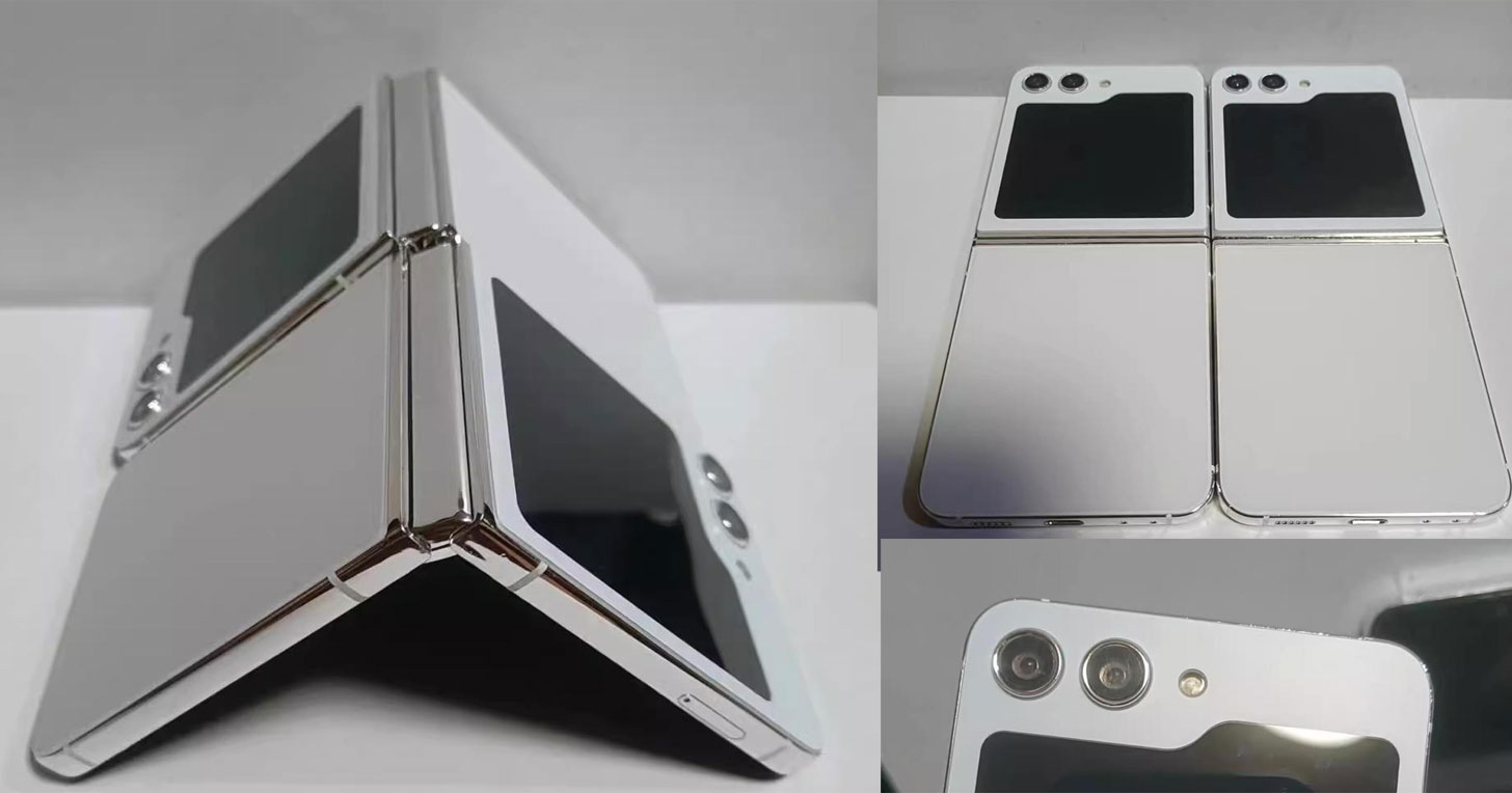三星 Galaxy Z Flip 5 的模型機流出，但和大家期待中的樣子有些不同？ - 阿祥的網路筆記本