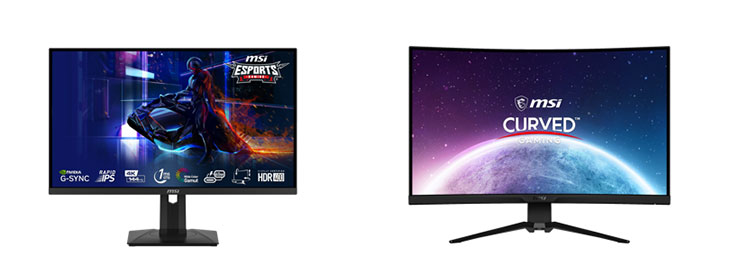 微星電競顯示器 MAG 274UPF 與 MAG 325CQRF-QD