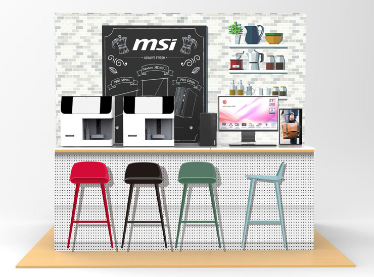 微星科技(MSI)將打造「文青咖啡廳」展示間