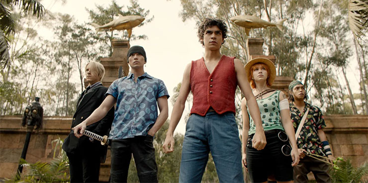 《航海王真人版》的草帽海賊團五位角色