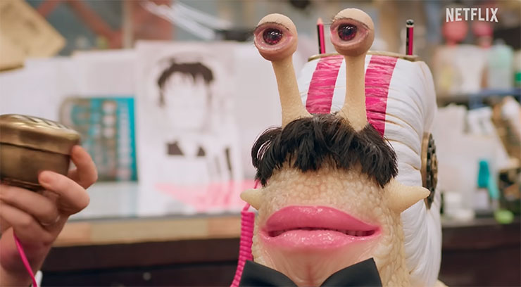 《航海王真人版》中超擬真的電話蟲道具