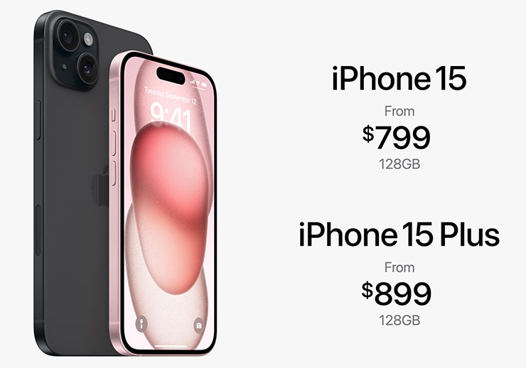 蘋果 iPhone 15 系列正式發表,今年有五大首創規格! - 阿祥的網路筆記本 iPhone 15 與 iPhone 15 Plus 的售價。