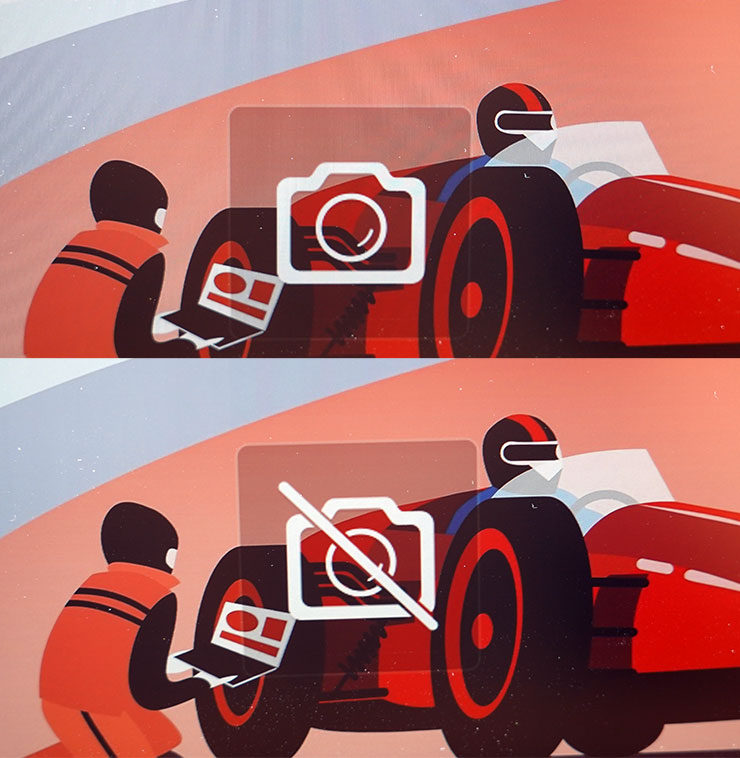 Lenovo Yoga Pro 7i Gen 8 開箱與深度實測:輕薄高質感,人工智慧為效能與體驗再升級! - 阿祥的網路筆記本 撥動 E-Shutter 開關時,螢幕上也會有對應的提示符號。