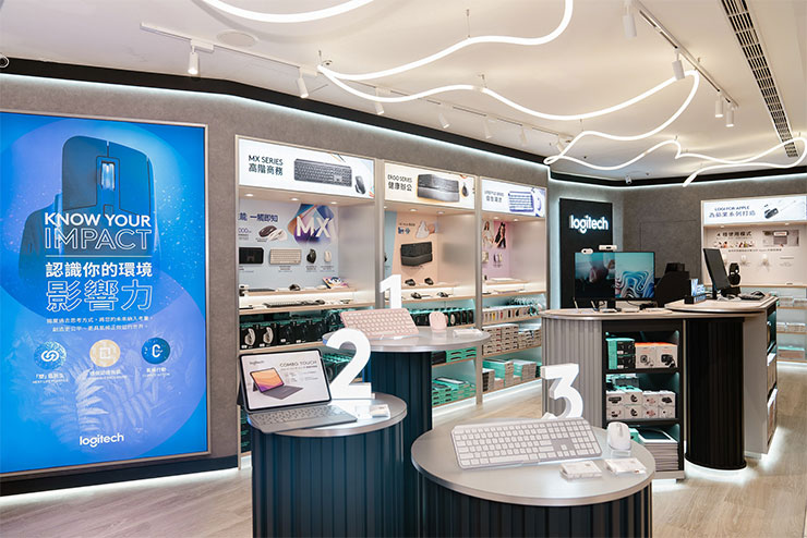 歡慶 Logitech 個人協作解決方案品牌概念店開幕 ，購物滿額即享豐富贈品和折扣