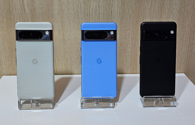 Google Pixel 8 | 8 Pro 與 Pixel Watch 2 即日起開放預購,10/12 正式上市! - 阿祥的網路筆記本 全新 Google Pixel 8 Pro 推出曜石黑、陶瓷米跟海灣藍三款顏色,建議售價新台幣 $ 33,900 元起。