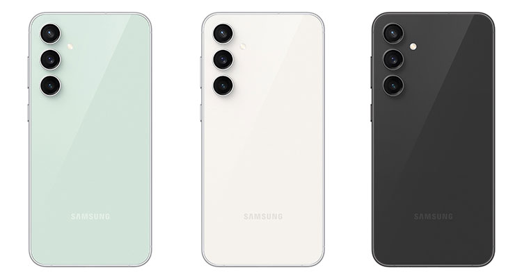 三星推出 Galaxy S23 FE、Tab S9 FE 與 Galaxy Buds FE,提供旗艦級功能與高性價比! - 阿祥的網路筆記本 Galaxy S23 FE_薄荷綠、奶油白與黑曜灰