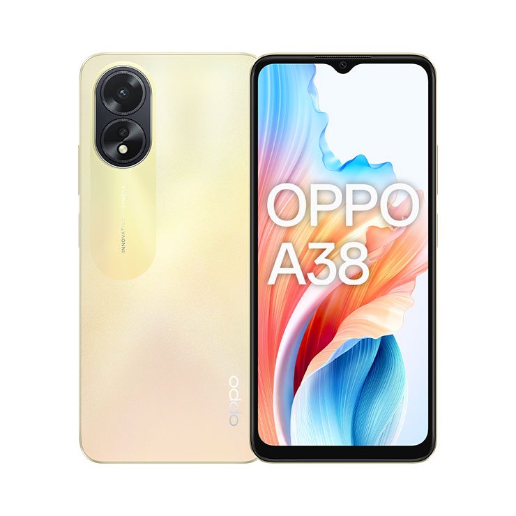 OPPO A38 頂尖續航親民價格!高畫素、閃充一應俱全! - 阿祥的網路筆記本 OPPO A38 琉光金