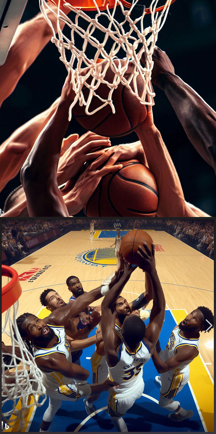 單圖也能看出，2 月舊版的畫面沒有球員面部與身體，而新版本則是更生動地模擬出攝影機補捉的畫面