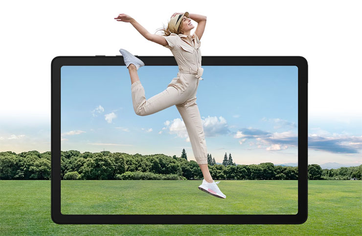 Galaxy Tab A9+ 搭載11吋大螢幕、最高90Hz螢幕更新率