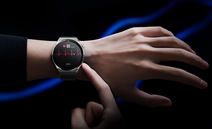 HUAWEI智慧手錶ECG心電圖功能可透過貼身數據資料更快協助了解身體狀況、提升用戶健康_使用情境圖