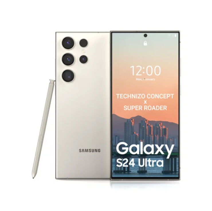 Galaxy S24 Ultra 的設計概念渲染圖