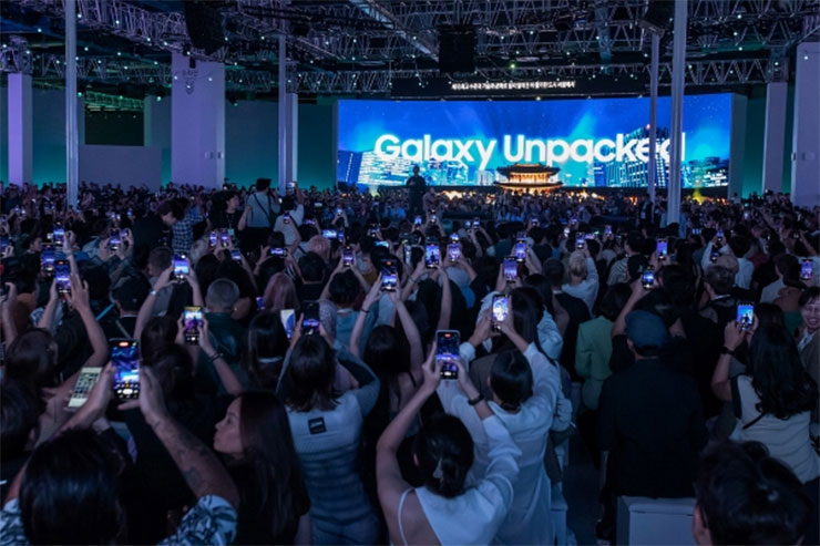 今年在韓國首爾舉行的 Galaxy Z 系列的 Galaxy Unpacked 發表會活動
